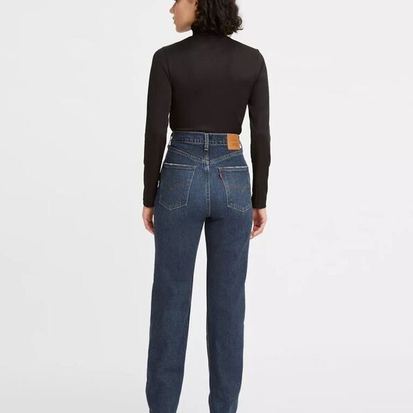 Levi’s 70’s High Slim Straight Vintage Inspired Dark Wash Jeans Sz 29/29 - Picture 2 of 7